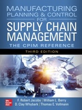 Cover: Manufacturing Planning and Control for Supply Chain Management: The CPIM Reference, Third Edition - McGraw Hill LLC