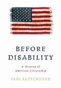 Cover: Before Disability - University of Pennsylvania Press