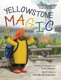 Cover: Charlie Armadillo - National Parks Explorer - Yellowstone Magic in the Mist - Red Ribbit Reads LLC