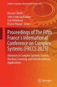 Abbildung von: Proceedings of The Fifth France's International Conference on Complex Systems (FRCCS 2025) - Springer