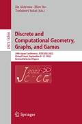 Cover: Discrete and Computational Geometry, Graphs, and Games - Springer