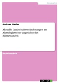 Cover: Aktuelle Landschaftsver&auml;nderungen am Aletschgletscher angesichts des Klimawandels - GRIN Verlag