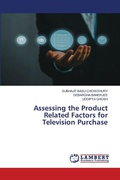 Cover: Assessing the Product Related Factors for Television Purchase - LAP Lambert Academic Publishing