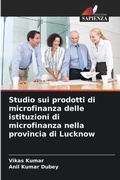 Cover: Studio sui prodotti di microfinanza delle istituzioni di microfinanza nella provincia di Lucknow - Edizioni Sapienza