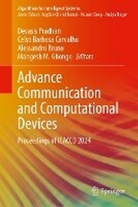 Enlarge image Cover: Advance Communication and Computational Devices - Springer