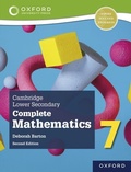 Cover: Cambridge Lower Secondary Complete Mathematics 7: Student Book (Second Edition) - OUP Oxford