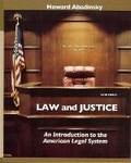 Cover: Law and Justice - Pearson