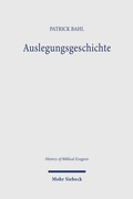Cover: Auslegungsgeschichte - Mohr Siebeck