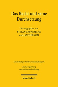 Abbildung von: Das Recht und seine Durchsetzung - Mohr Siebeck