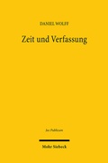 Abbildung von: Zeit und Verfassung - Mohr Siebeck
