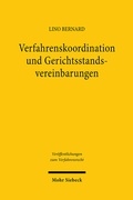 Abbildung von: Verfahrenskoordination und Gerichtsstandsvereinbarungen - Mohr Siebeck