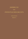 Abbildung von: Jahrbuch des öffentlichen Rechts der Gegenwart. Neue Folge - Mohr Siebeck