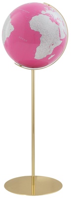 Abbildung von: ARTLINE Regent Standglobus, Ø 40cm, pink - COLUMBUS Verlag GmbH & Co. KG