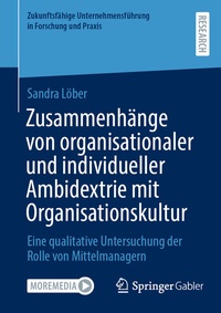 Abbildung von: Zusammenhänge von organisationaler und individueller Ambidextrie mit Organisationskultur - Springer Gabler