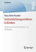 Abbildung von: Streitschlichtungsverfahren in Kliniken - Springer