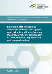 Abbildung von: Extraction, stabilization and analysis of stilbenoid-rich grape cane extracts and their effects on Plasmopara viticola, causal agent of downy mildew, in greenhouse and vineyard studies - Shaker