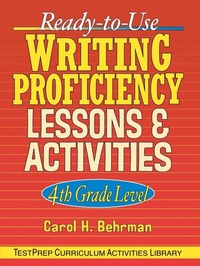 Enlarge image Cover: Ready-to-Use Writing Proficiency Lessons and Activities - Jossey-Bass