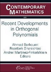 Enlarge image Cover: Recent Developments in Orthogonal Polynomials - American Mathematical Society
