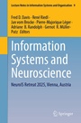 Cover: Information Systems and Neuroscience - Springer
