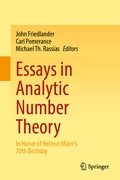 Cover: Essays in Analytic Number Theory - Springer