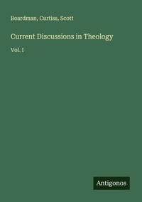 Enlarge image Cover: Current Discussions in Theology - Antigonos Verlag