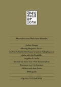 Cover: Bargfelder Bote - edition text + kritik