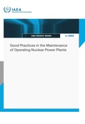 Cover: Good Practices in the Maintenance of Operating Nuclear Power Plants - IAEA