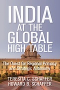 Cover: India at the Global High Table - Brookings Institution