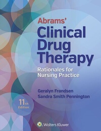 Abbildung von: Abrams' Clinical Drug Therapy - WOLTERS KLUWER HEALTH