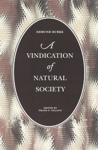 Abbildung von: Vindication of Natural Society - Liberty Fund Inc.