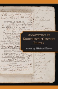 Enlarge image Cover: Annotation in Eighteenth-Century Poetry - Bloomsbury eBooks US