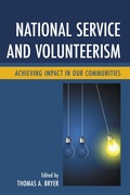 Cover: National Service and Volunteerism - Lexington Books