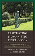 Cover: Resituating Humanistic Psychology - Lexington Books