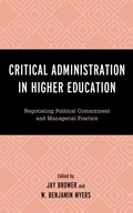 Cover: Critical Administration in Higher Education - Lexington Books