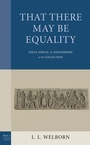 Cover: That There May Be Equality - Lexington Books/Fortress Academic