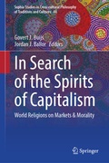 Cover: In Search of the Spirits of Capitalism - Springer