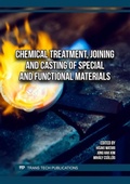 Cover: Chemical Treatment, Joining and Casting of Special and Functional Materials - Trans Tech Publications Ltd