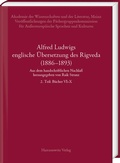 Cover: Alfred Ludwigs englische &Uuml;bersetzung des Rigveda (1886-1893) - Harrassowitz Verlag