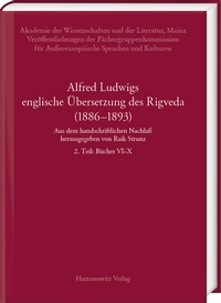 Abbildung von: Alfred Ludwigs englische Übersetzung des Rigveda (1886-1893) - Harrassowitz Verlag