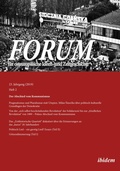 Cover: Forum fuer osteuropaeische Ideen- und Zeitgeschichte - ibidem
