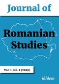 Cover: Journal of Romanian Studies - ibidem
