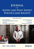 Cover: Journal of Soviet and Post-Soviet Politics and Society - ibidem