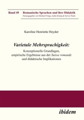 Cover: Varietale Mehrsprachigkeit - ibidem