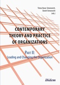 Cover: Contemporary Practice and Theory of Organizations - Part 2. - ibidem