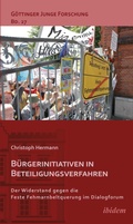 Cover: Buergerinitiativen in Beteiligungsverfahren. - ibidem
