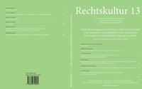 Enlarge image Cover: Rechtskultur 13 - Edition Rechtskultur