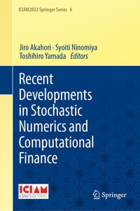 Enlarge image Cover: Recent Developments in Stochastic Numerics and Computational Finance - Springer