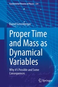 Cover: Proper Time and Mass as Dynamical Variables - Springer