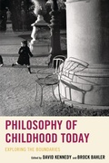 Cover: Philosophy of Childhood Today - Lexington Books
