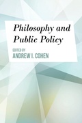 Cover: Philosophy and Public Policy - Rowman & Littlefield Publishers